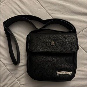 Chrome Hearts Crossbody Bag with Silver Accent
